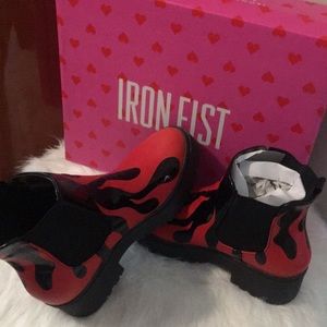 BNWB Iron Fist Flame Booties